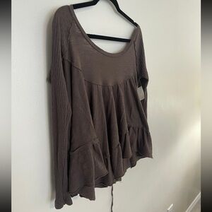 Free people long sleeve babydoll